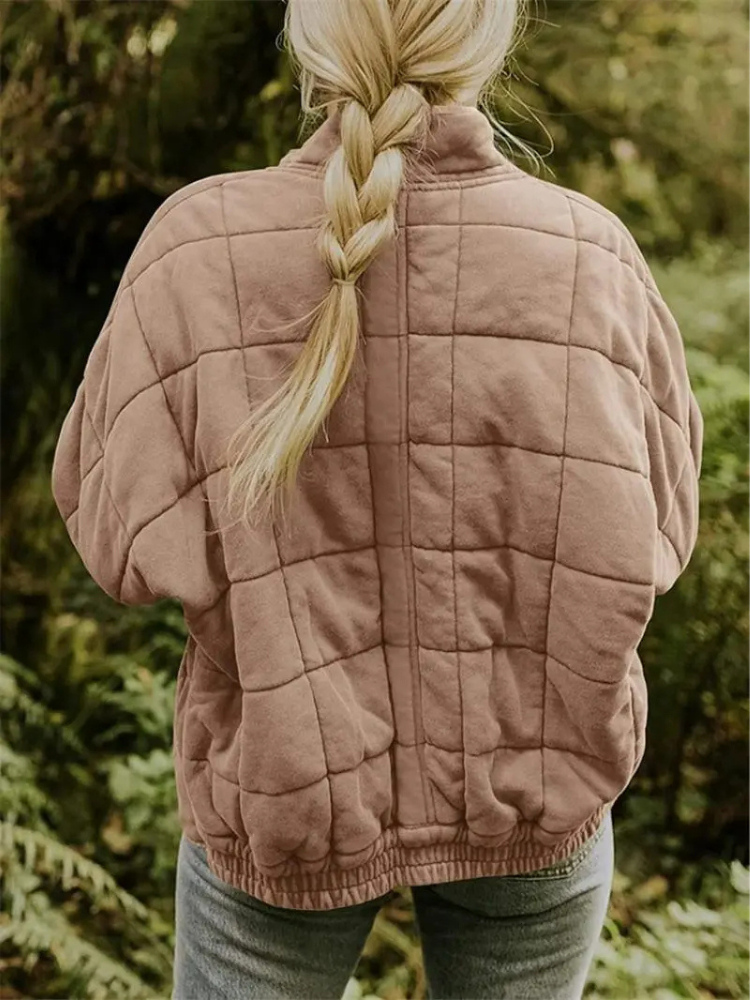 Oversized Lined Transitional Jacket - Eliza