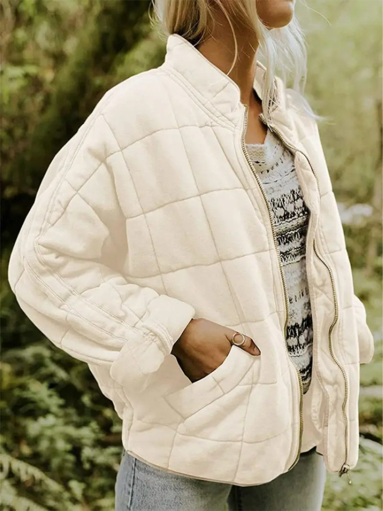 Oversized Lined Transitional Jacket - Eliza