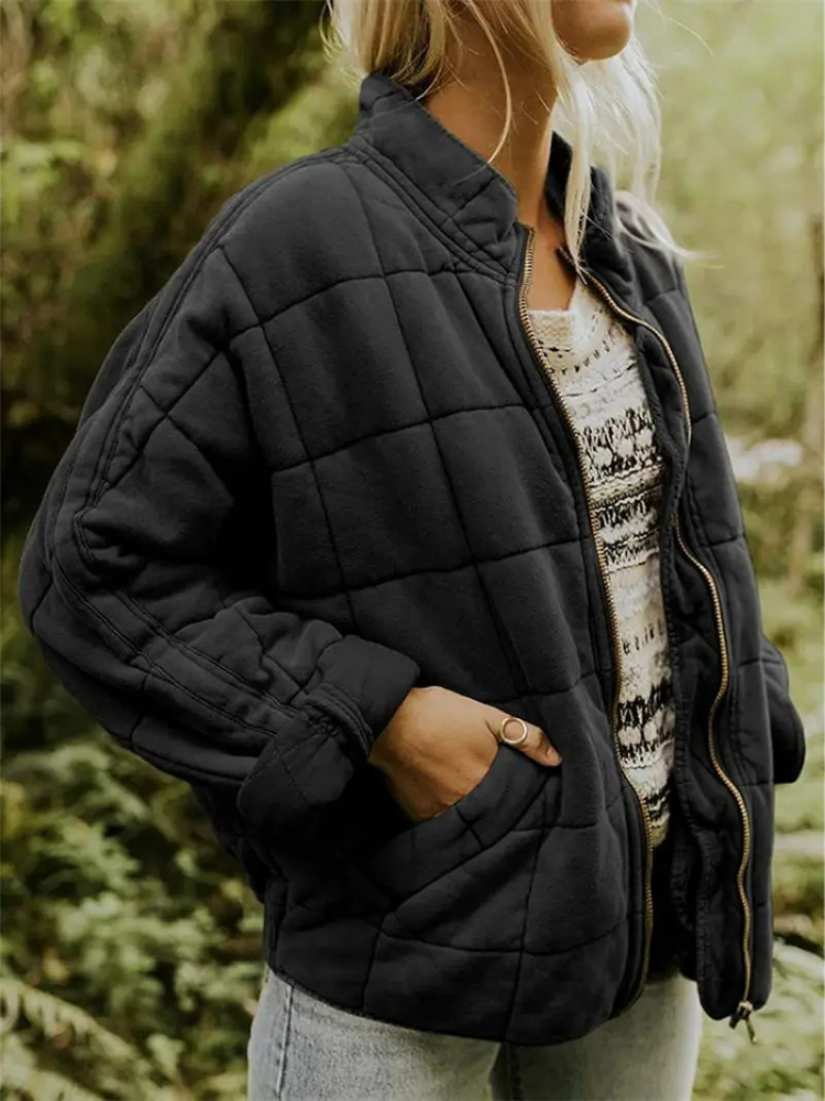 Oversized Lined Transitional Jacket - Eliza