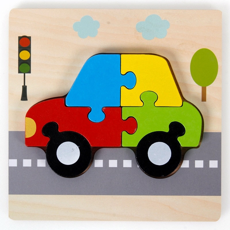 Wooden Montessori Puzzle – ColourJoy (Buy 1 Get 1 Free)