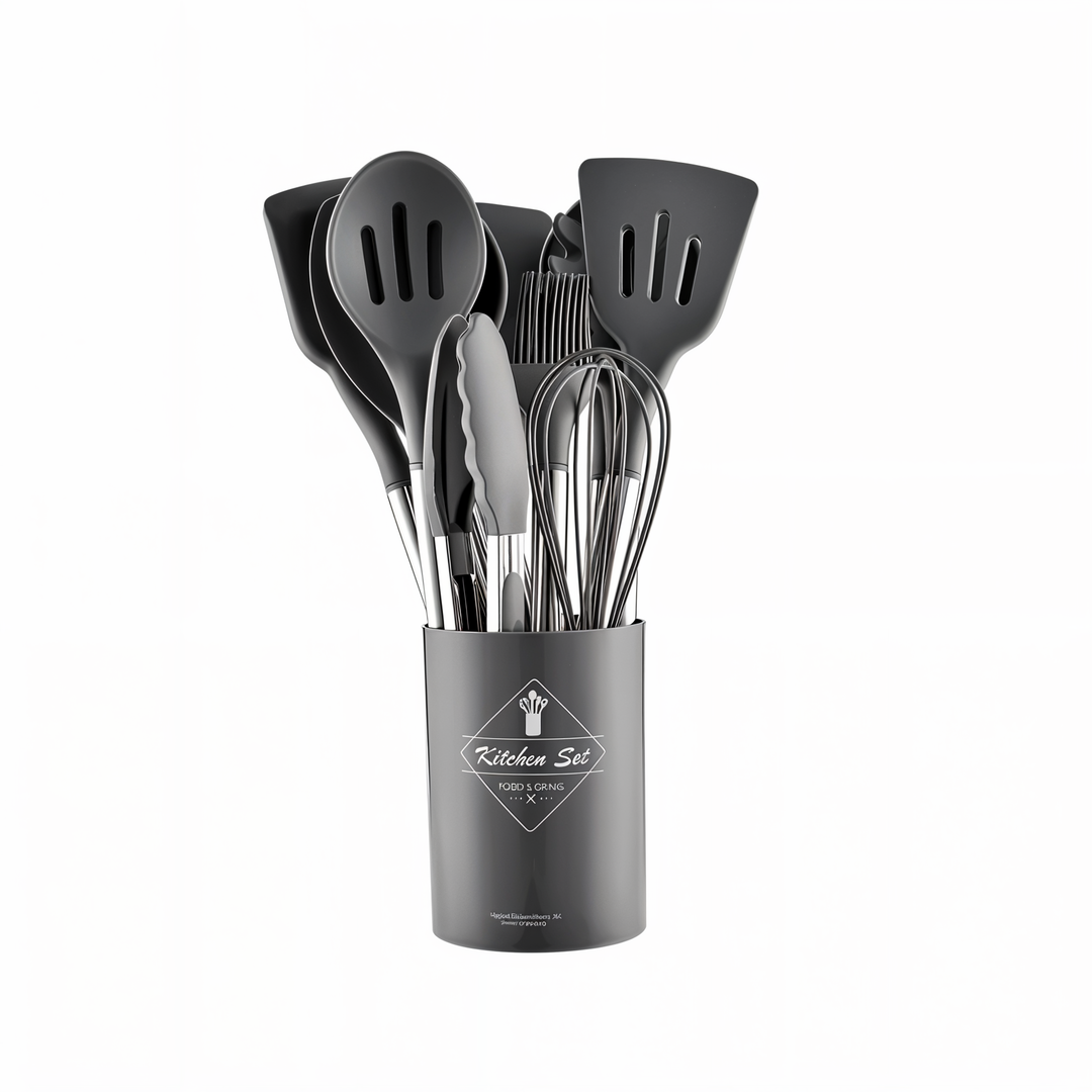 12-Piece Silicone Kitchen Utensil Set – Culinara Pro
