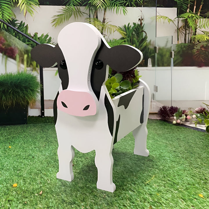 Animal Theme Pot - Fantasy Cow Pot - Adorable Animal-Themed Plant Pots