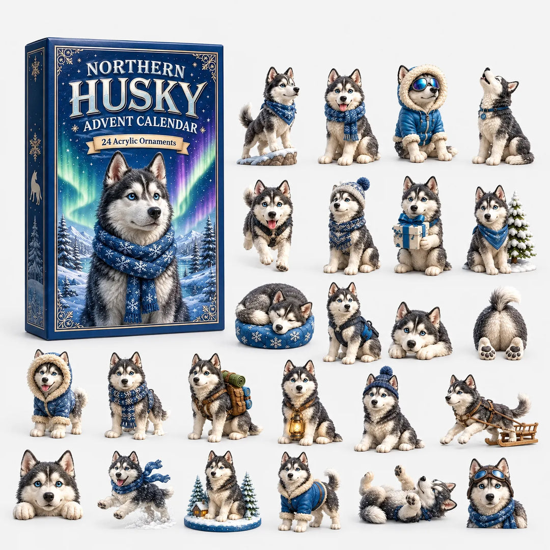 Husky Holiday Countdown Advent Calendar - Tundro
