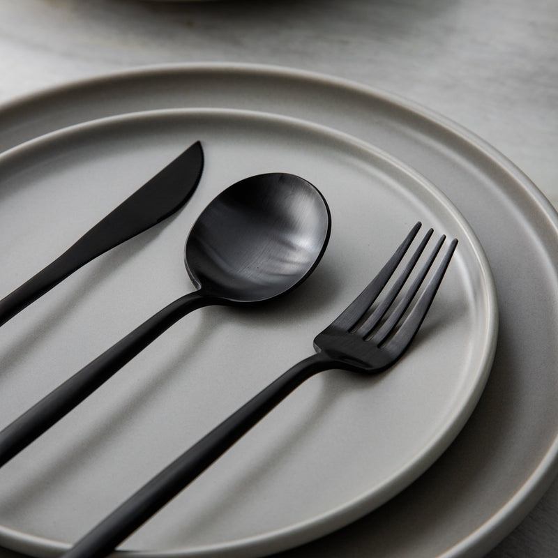 Luxe Stainless Steel Cutlery Set – Gold Design | 24 Pieces / 48 Pieces