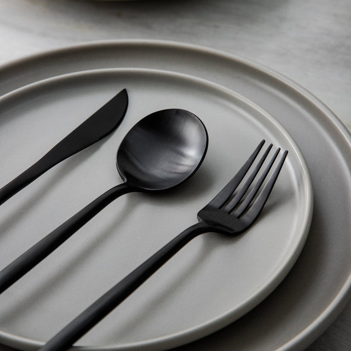 Luxe Stainless Steel Cutlery Set – Gold Design | 24 Pieces / 48 Pieces