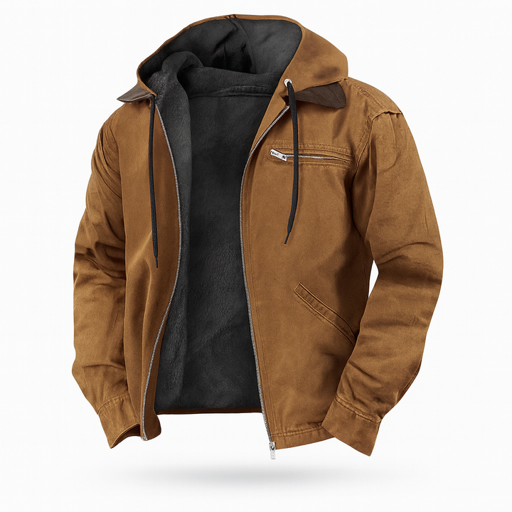 Men's Winter Bomber Jacket - Insulated and Modern