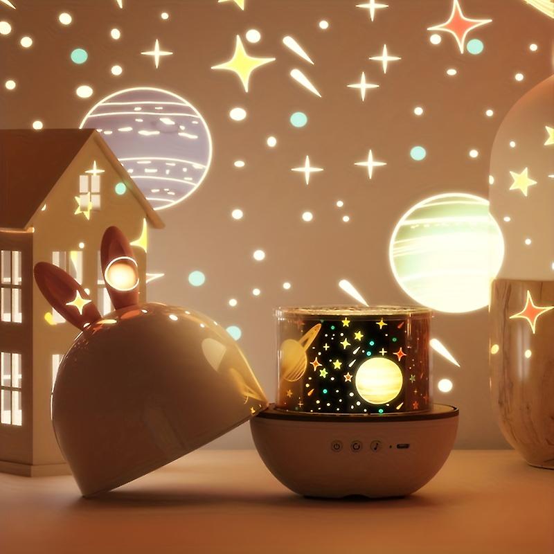 Children's room star projector plastic - Moonbunny