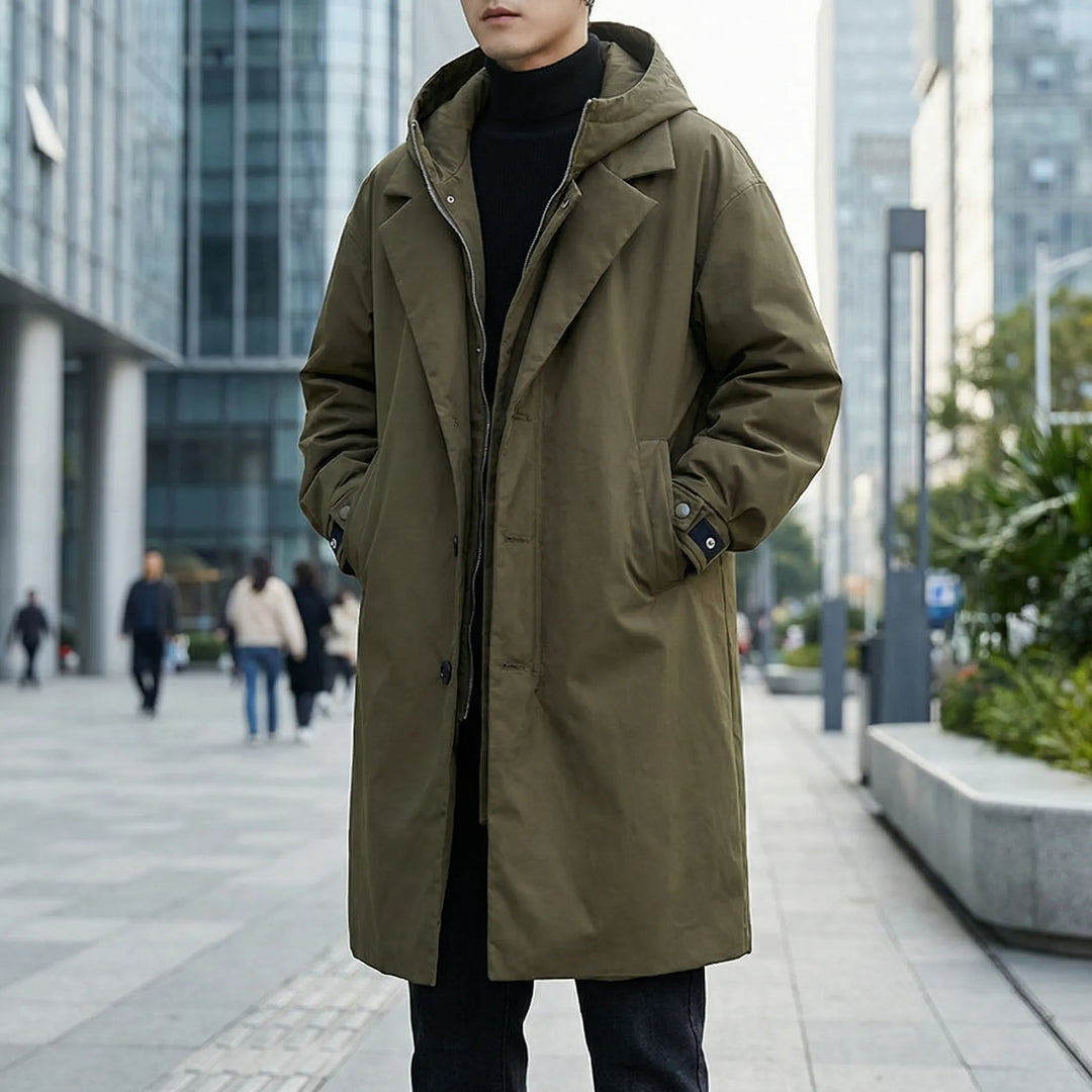 Classic Parka Trench Coat for Men - Armando