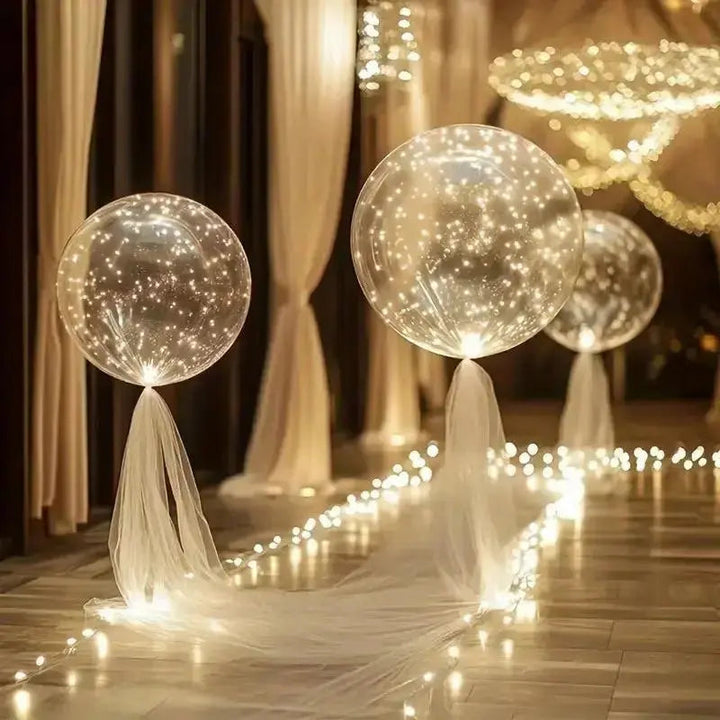 Light-Up Balloons – Party Decoration with Warm Glow | Set of 10