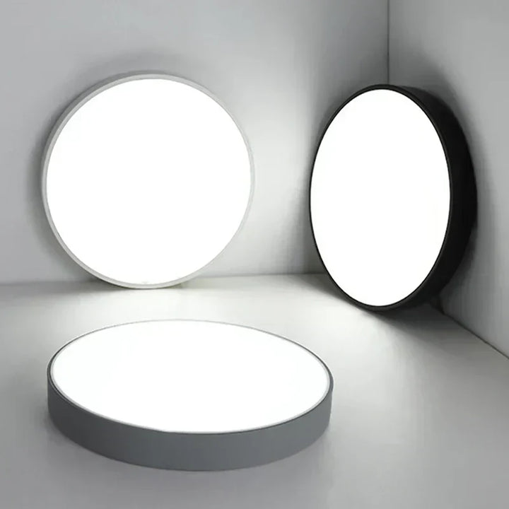 Round LED Ceiling Lamp with Metal Frame