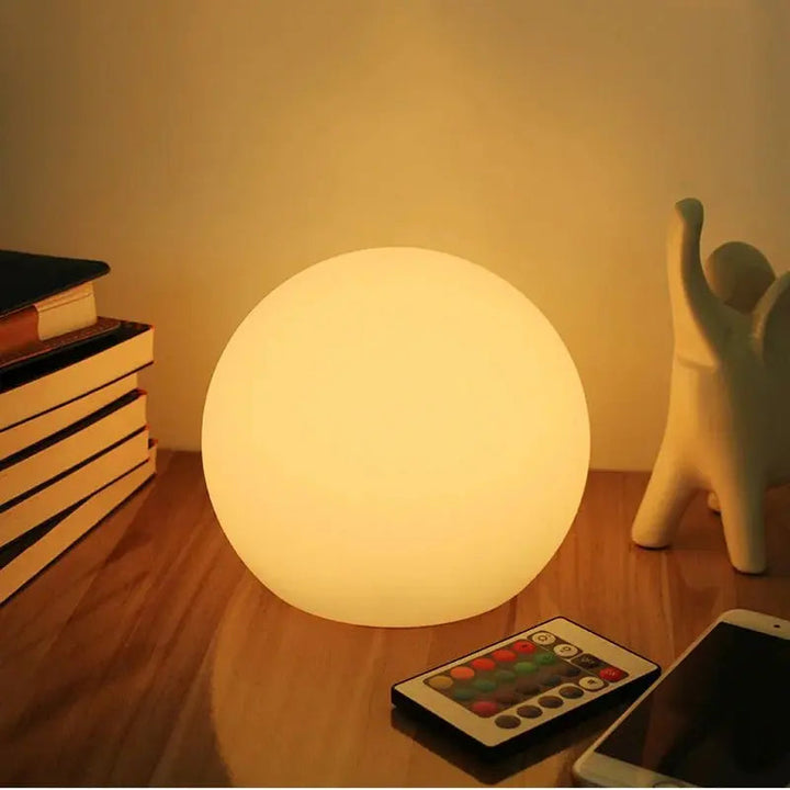 Rechargeable LED Globe Lamp with 16 Colours and Remote Control