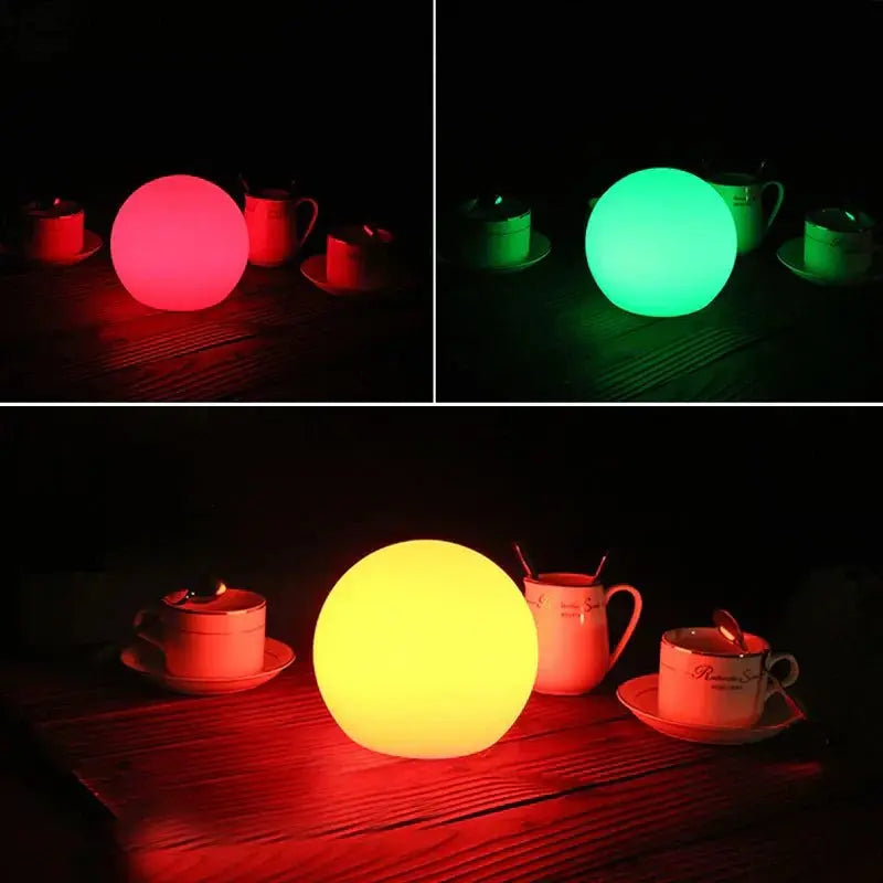 Rechargeable LED Globe Lamp with 16 Colours and Remote Control
