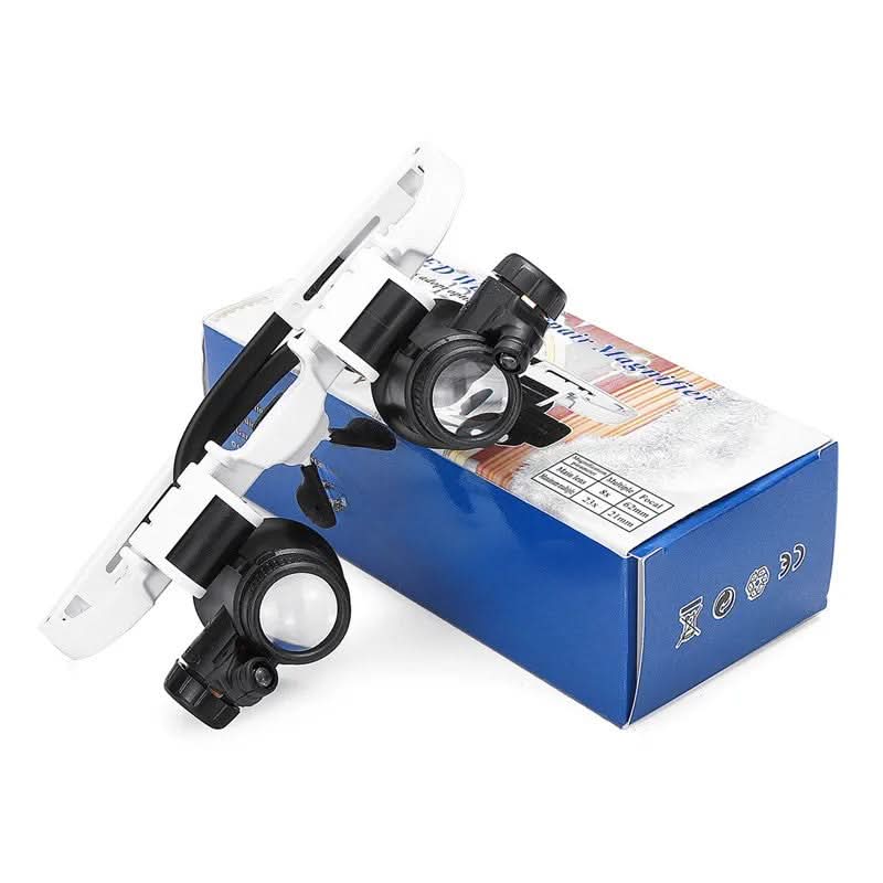 OPTIGLOW – Advanced LED Magnifying Glasses with 3-Level Magnification