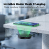 Under-Desk Wireless Charger | Hidden Mount | Charges Through Wood & Stone