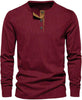 Men's Long-Sleeve T-Shirt | Simple Basic for Everyday Comfort