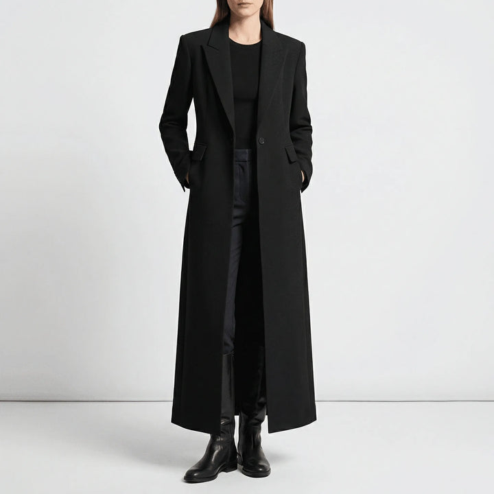 Longline Tailored Coat - Colleen