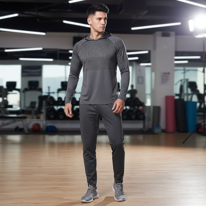Lightweight performance hooded top - Dylan