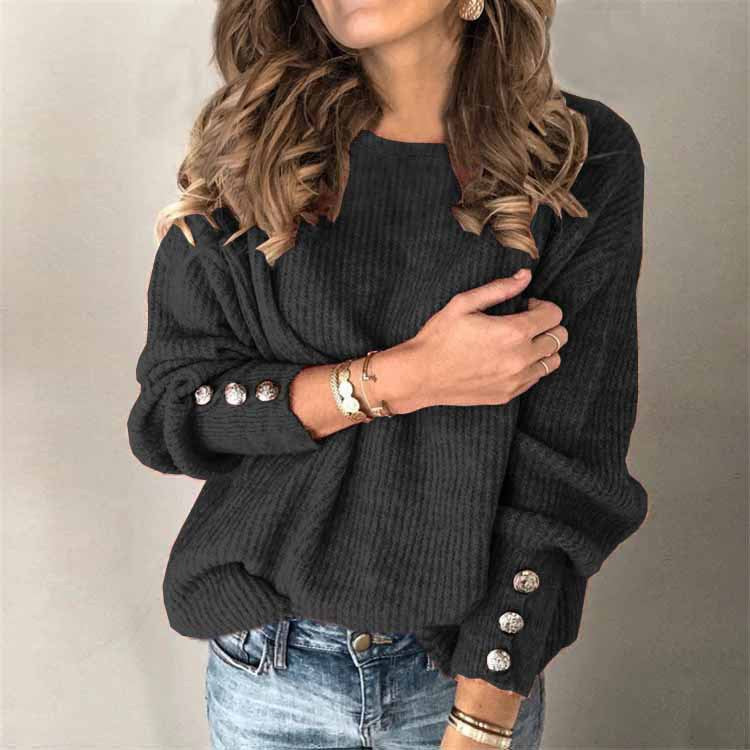 Loose Cut Knitted Jumper - Charlotta