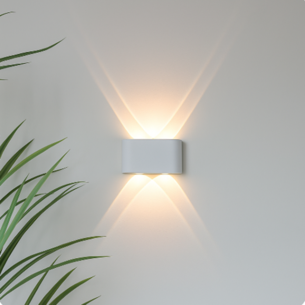 Outdoor LED Wall Light – IP65-rated, weatherproof, hard-wired