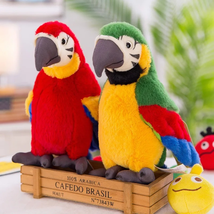 The Chattering Parrot Plush Toy - Squawkie
