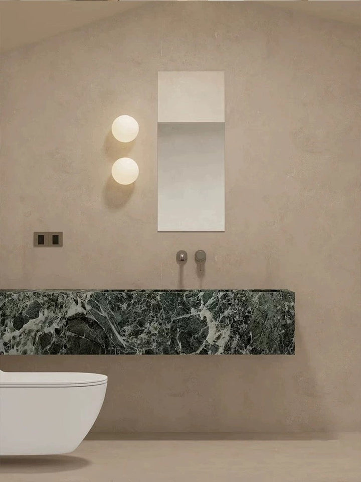 Modern Frosted Glass LED Globe Wall Light 1 Light