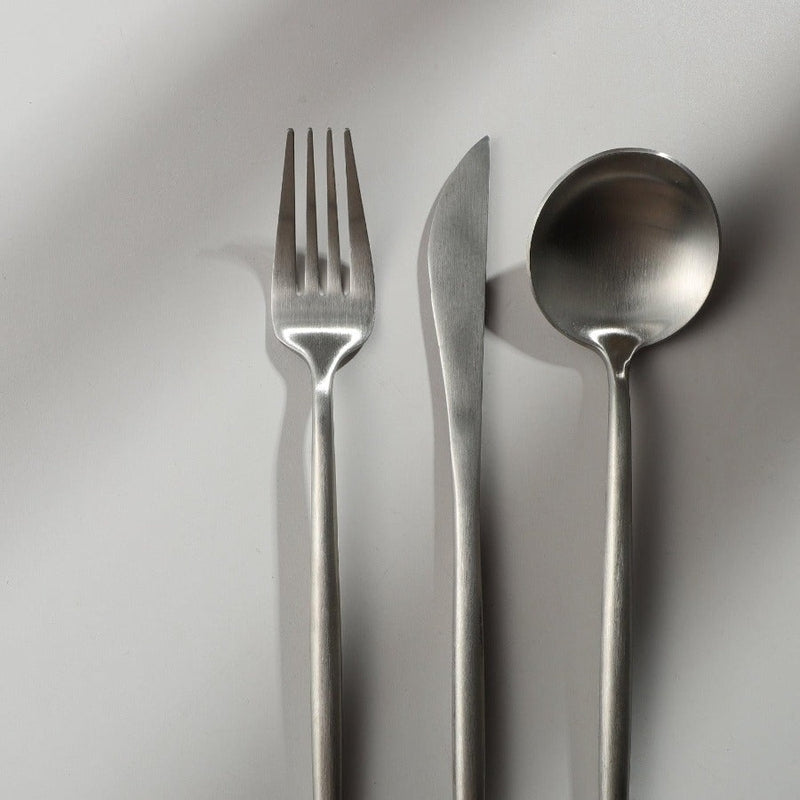 Luxe Stainless Steel Cutlery Set – Gold Design | 24 Pieces / 48 Pieces