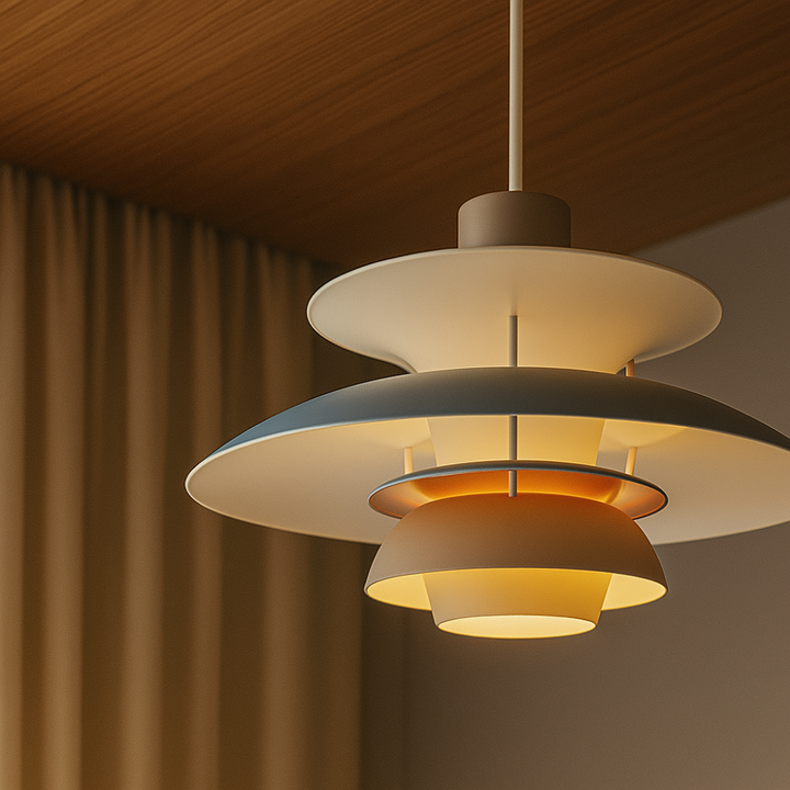 Modern Round LED Ceiling Light – Dimmable & Long-Lasting – Stylish Lighting for Living Room, Dining Room & Office