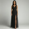 Sleeveless V-Neck Evening Dress - Lynne