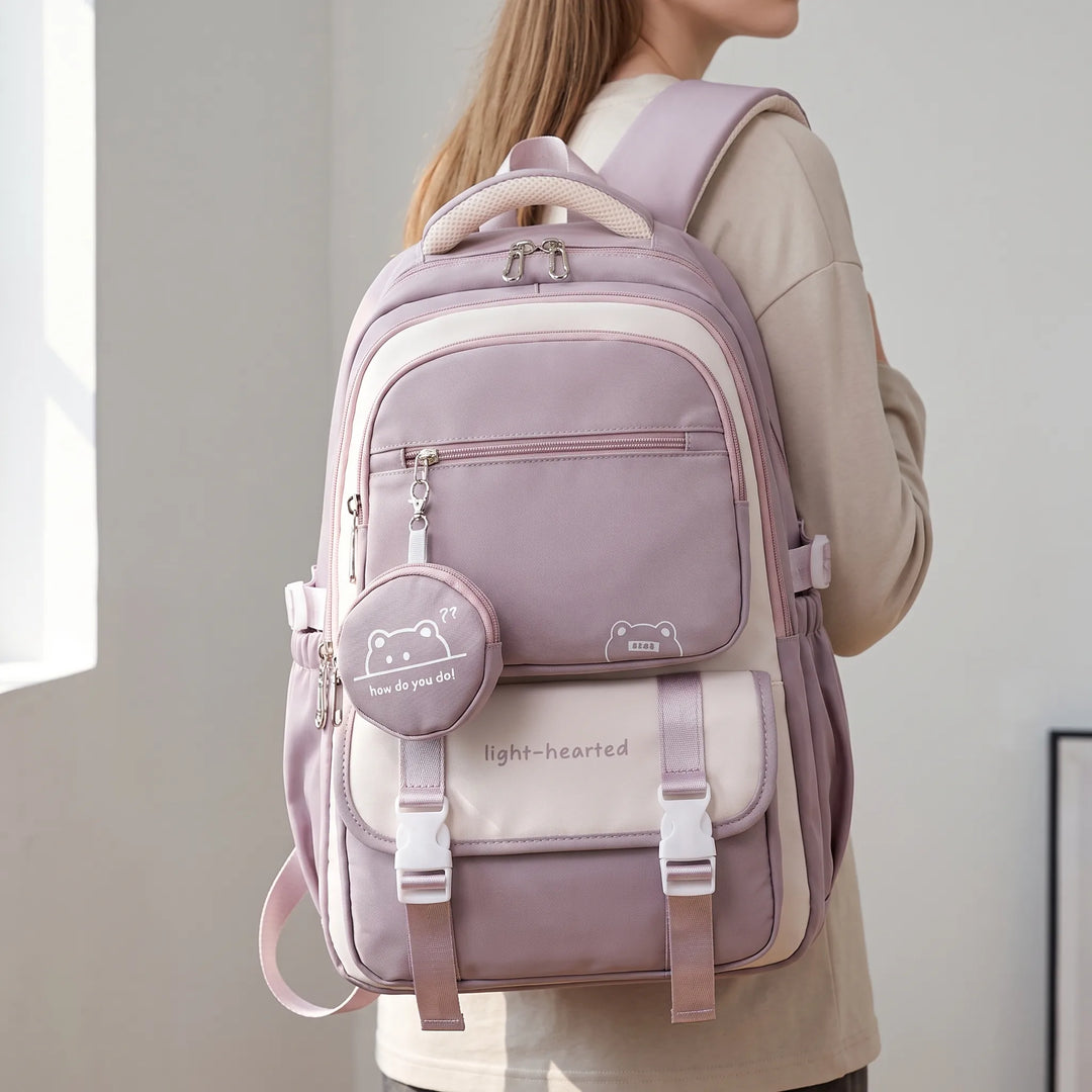 Multi-Pocket School Backpack for Everyday Use - Stovell