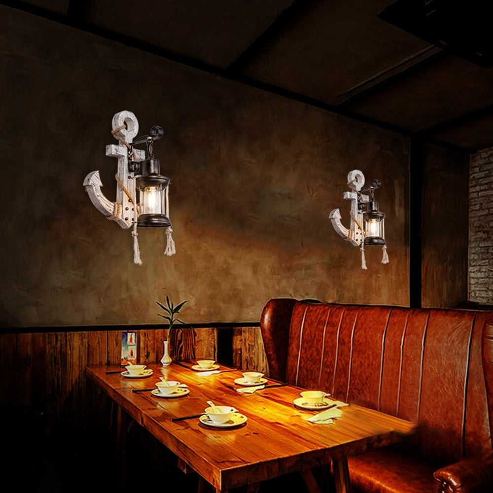 Nautical Anchor Wall Light - NautiGlow