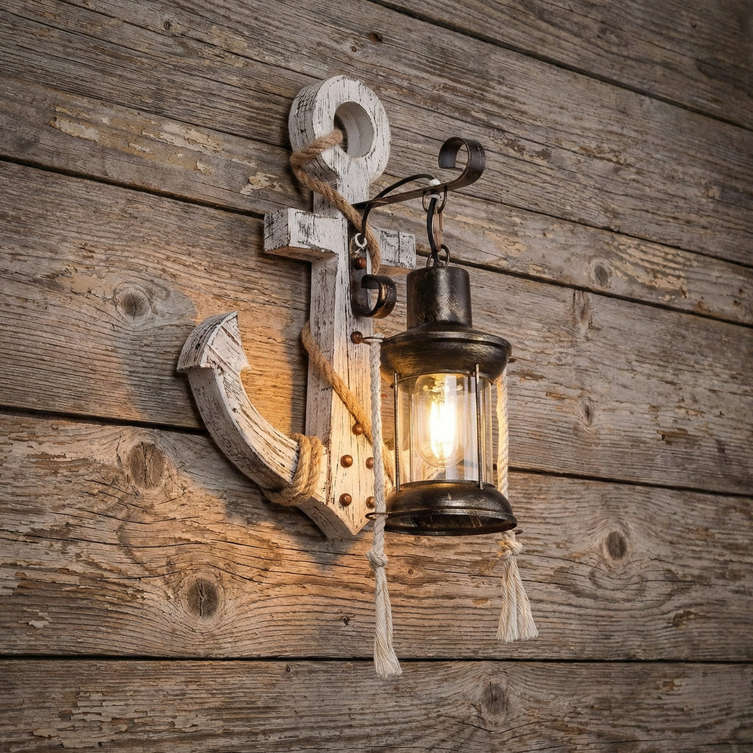 Nautical Anchor Wall Light - NautiGlow