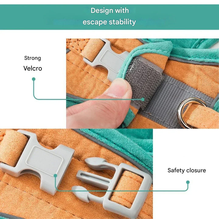 Adjustable Cat Harness with Lead – WhiskerWander