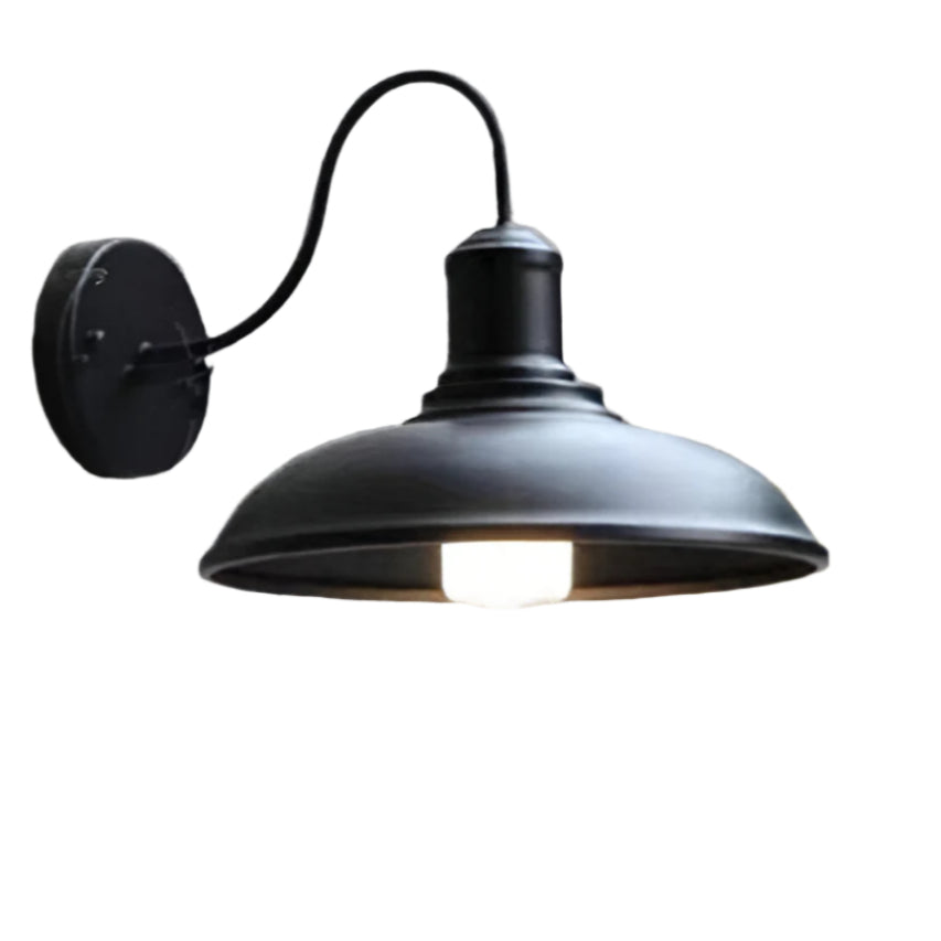 Vintage Industrial Iron Outdoor Wall Lamp LED 1 Light