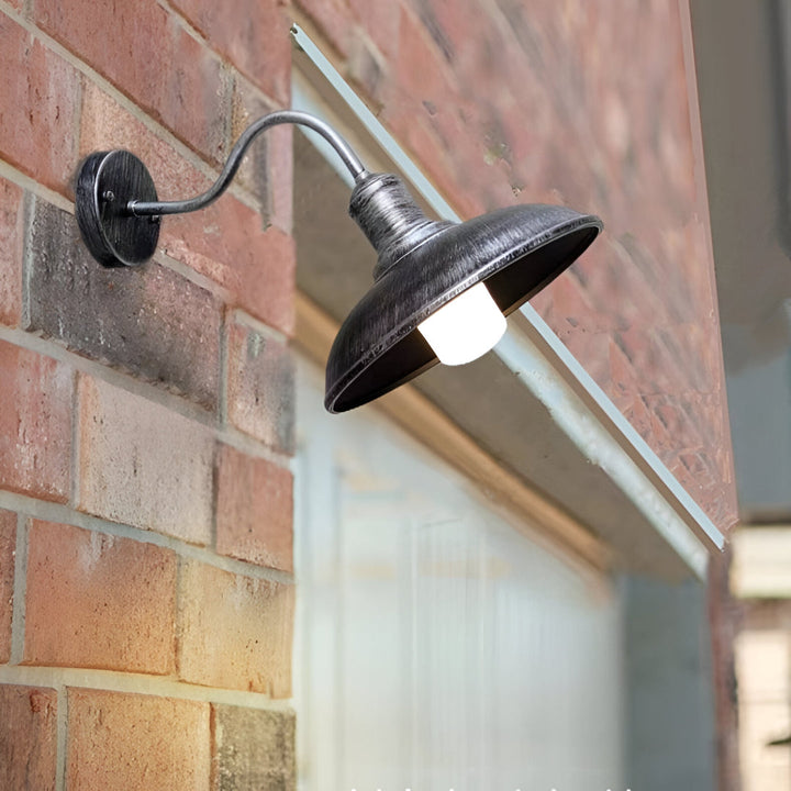 Vintage Industrial Iron Outdoor Wall Lamp LED 1 Light