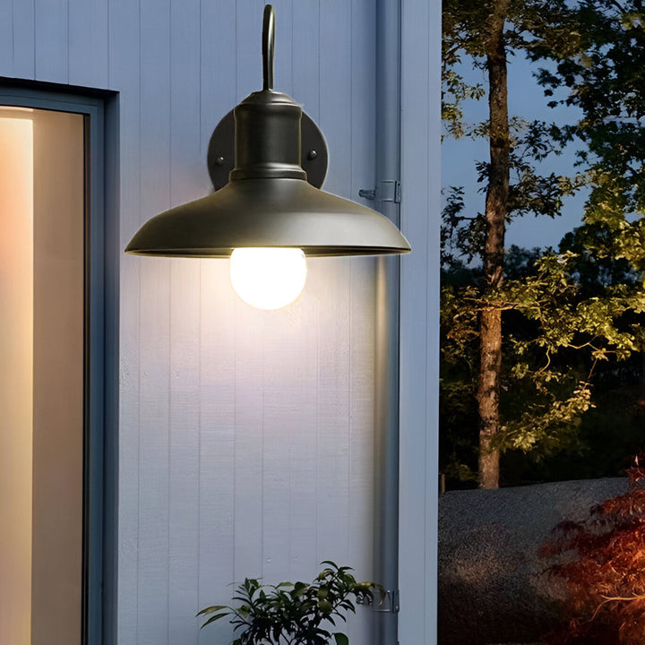 Vintage Industrial Iron Outdoor Wall Lamp LED 1 Light