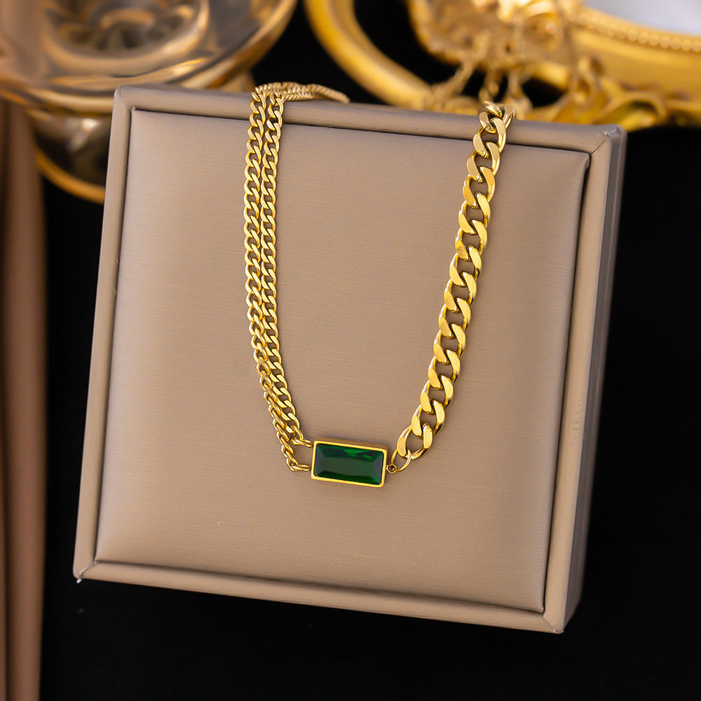 Soft Gold Necklace with a Refined Heart