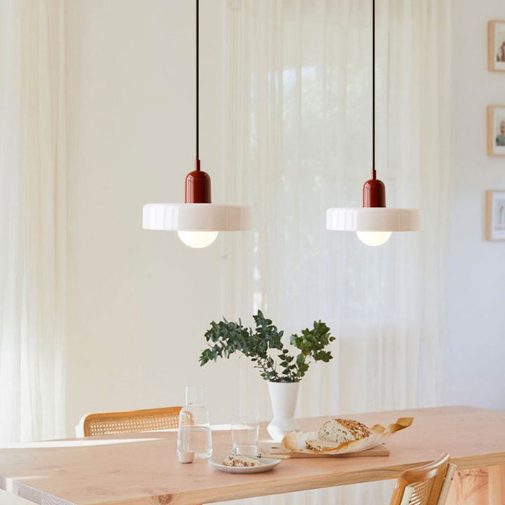 Colourful Bauhaus-Style Pendant Lamp - StiloGlas