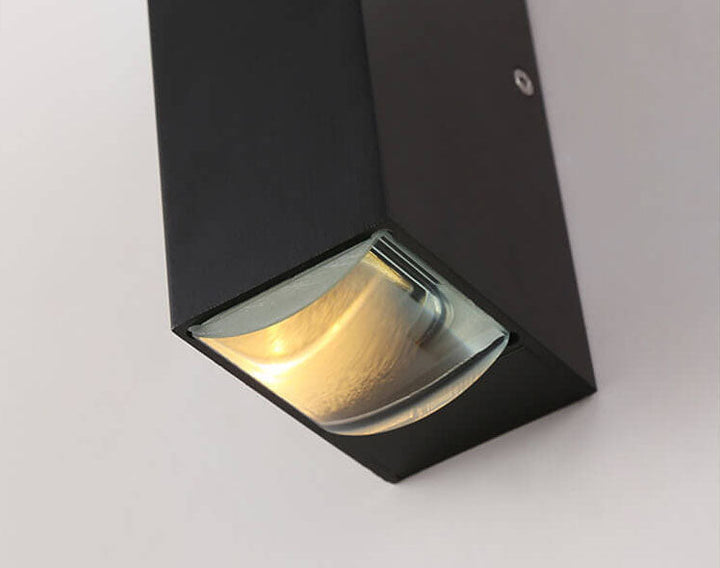 Modern Rectangular Waterproof LED Outdoor Wall Lamp