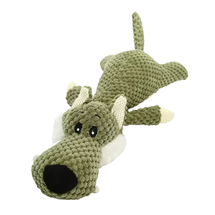 Tough Plush Chew Toy for Strong Chewers