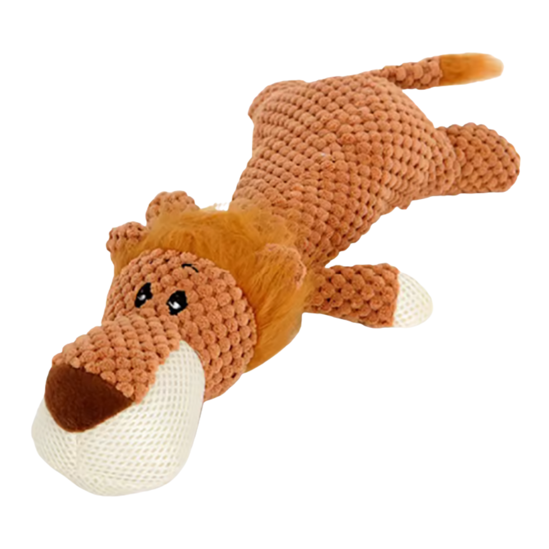 Tough Plush Chew Toy for Strong Chewers