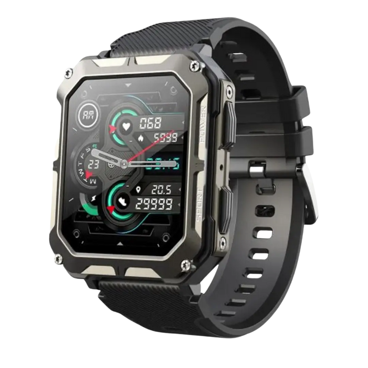 Rugged Smartwatch with Heart Rate Monitor & Pedometer - EnduranceX