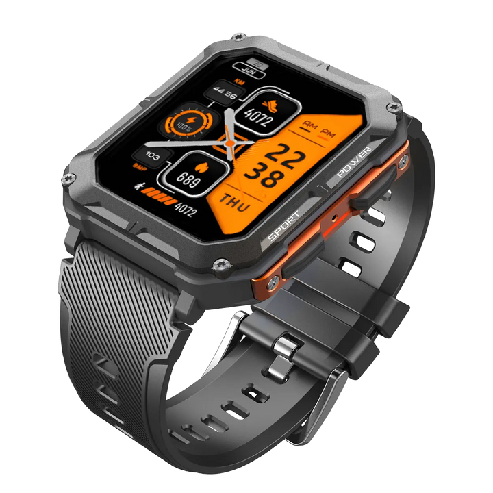 Rugged Smartwatch with Heart Rate Monitor & Pedometer - EnduranceX