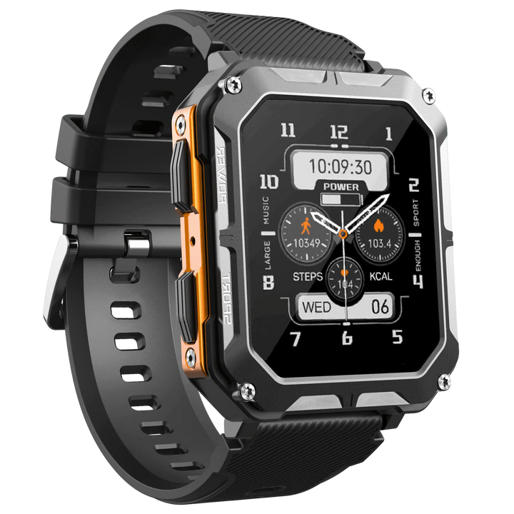 Rugged Smartwatch with Heart Rate Monitor & Pedometer - EnduranceX