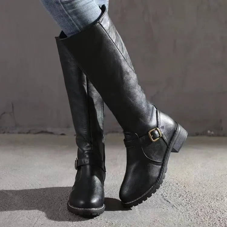 Women's Orthopaedic Leather Boots with Arch Support for Extra Comfort