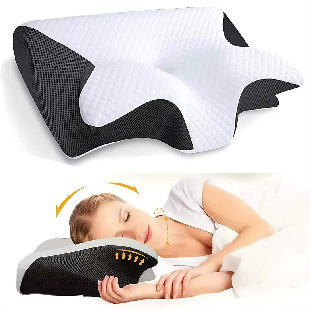 Contoured Orthopaedic Pillow for Back Sleepers