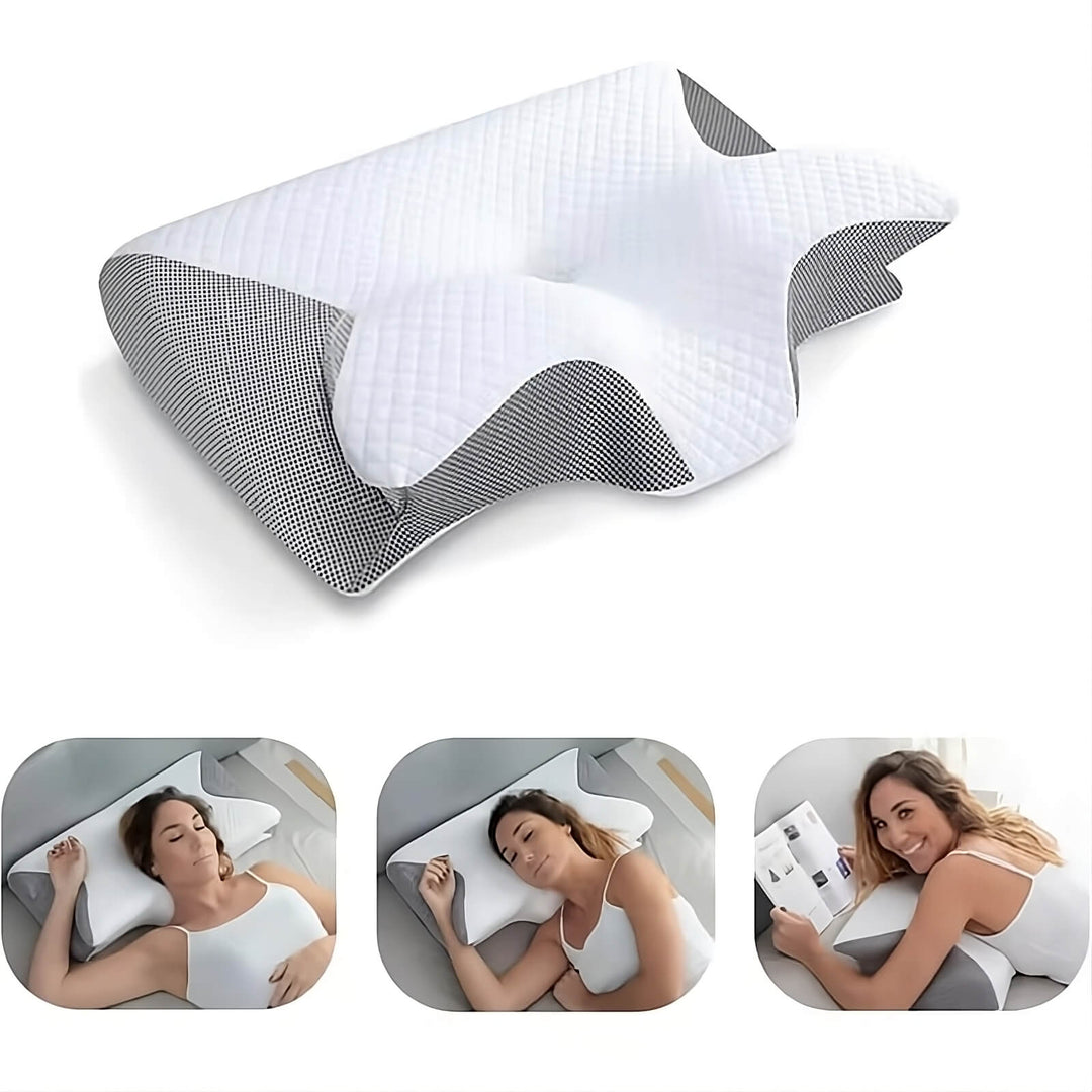 Contoured Orthopaedic Pillow for Back Sleepers