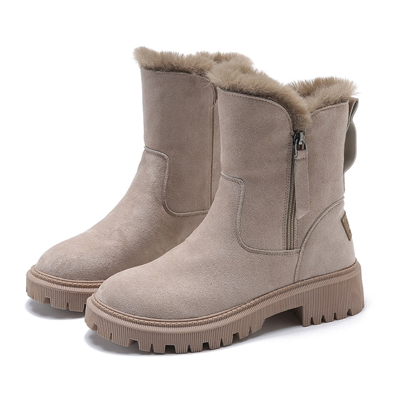 Women's Orthopaedic Boots with Arch Support and Warm Lining