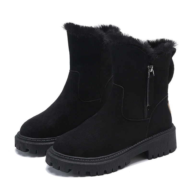 Women's Orthopaedic Boots with Arch Support and Warm Lining