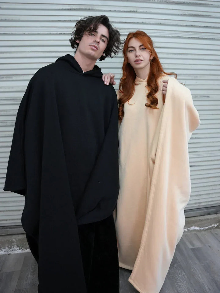 Oversized Hooded Blanket Jumper – Karoline