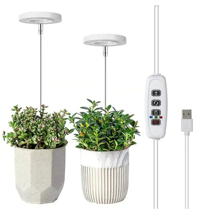 Full-Spectrum LED Grow Light with Timer and Dimming